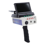 25m Deep Metal Detector with Display Screen 1200m Search Range Gold Finder Metal Scanner Device 100‑240V US Plug White