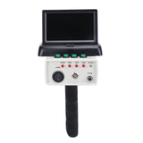 25m Deep Metal Detector with Display Screen 1200m Search Range Gold Finder Metal Scanner Device 100‑240V US Plug White