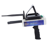 25m Deep Metal Detector with Display Screen 1200m Search Range Gold Finder Metal Scanner Device 100‑240V EU Plug White