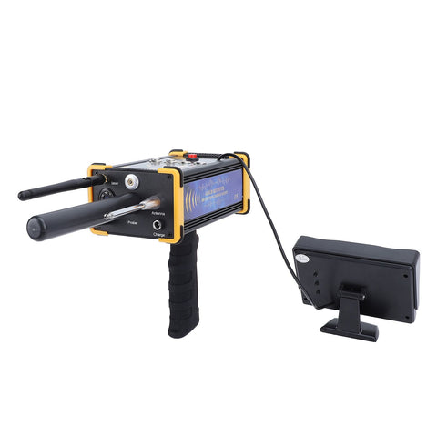 Underground Metal Scanner 49.2ft Depth 3280.8ft Range High Accuracy Sensitive Metal Detector with Screen for Copper Gold Silver Yellow Frame US Plug 100‑240V In Australia - Darrahopens