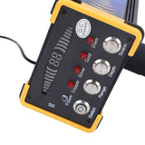 Underground Metal Scanner 49.2ft Depth 3280.8ft Range High Accuracy Sensitive Metal Detector with Screen for Copper Gold Silver Yellow Frame US Plug 100‑240V