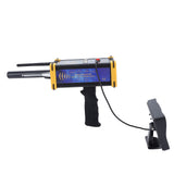 Underground Metal Scanner 49.2ft Depth 3280.8ft Range High Accuracy Sensitive Metal Detector with Screen for Copper Gold Silver Yellow Frame US Plug 100‑240V
