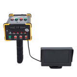 Underground Metal Detector Yellow Frame Accurate Sensitive 49.2ft Depth 3280.8ft Range with Display Screen Metal Scanner for Copper Gold Silver US Plug 100‑240V In Australia - Darrahopens
