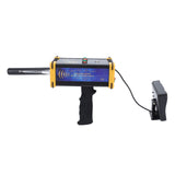Underground Metal Detector Yellow Frame Accurate Sensitive 49.2ft Depth 3280.8ft Range with Display Screen Metal Scanner for Copper Gold Silver US Plug 100‑240V