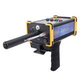Underground Metal Detector Yellow Frame Accurate Sensitive 49.2ft Depth 3280.8ft Range with Display Screen Metal Scanner for Copper Gold Silver US Plug 100‑240V