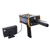 Underground Metal Detector Yellow Frame Accurate Sensitive 49.2ft Depth 3280.8ft Range with Display Screen Metal Scanner for Copper Gold Silver US Plug 100‑240V