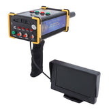 Underground Metal Detector Yellow Frame Accurate Sensitive 49.2ft Depth 3280.8ft Range with Display Screen Metal Scanner for Copper Gold Silver US Plug 100‑240V