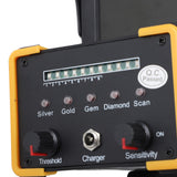 20M Depth Metal Detector with Screen Search Finder 1200M Range Deep Underground Gold Silver Copper Treasure Finder for Security Inspection 100‑240V US Plug