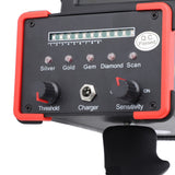 Metal Detector 20m Depth 1200M Range Handheld Metal Pinpointer with LCD Display for Copper Gold Silver 100‑240V EU Plug