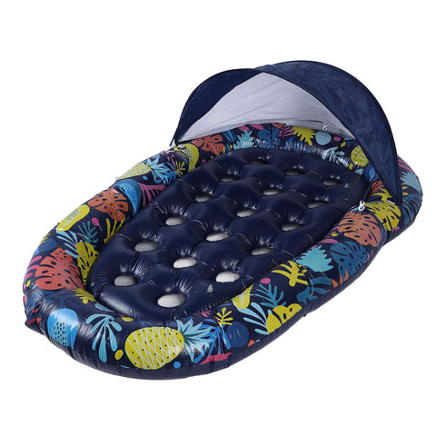 3 in 1 Pool Floats Multifunctional Adult Pool Floats Lounger with Detachable Sun Shade Canopy and Cup Holder for Beach Lake Party In Australia - Darrahopens