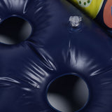 3 in 1 Pool Floats Multifunctional Adult Pool Floats Lounger with Detachable Sun Shade Canopy and Cup Holder for Beach Lake Party