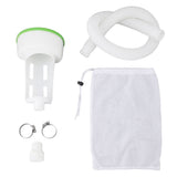 Pool Cleaner Leaf Bag Plastic Swimming Pool Leaf Net with Hose Connector for SPA