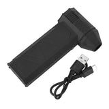 Jet Fan 150000RPM High Speed Brushless Handheld Rechargeable Turbo Violent Fan for Outdoor Camping Black