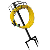 Garden Hose Holder Detachable Metal Pipe Bracket Vertical Garden Hose Storage Rack