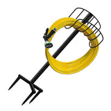 Garden Hose Holder Detachable Metal Pipe Bracket Vertical Garden Hose Storage Rack