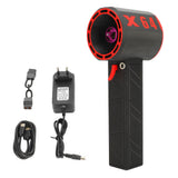Jet Dryer Blower Violent Turbo Fan 11 Blade 8000mAh Brushless Motor 64mm Duct Jet Fan 1400g Thrust 100‑240V EU Plug