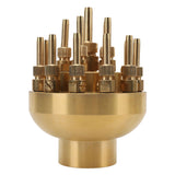 Fountain Nozzle Brass G2 Inch DN50 3 Tier Adjustable Column Water Fountain Nozzle Sprinkler Spray Head for Garden Pool Pond Landscaping