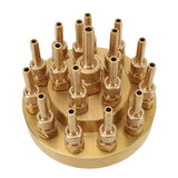 Fountain Nozzle Brass G2 Inch DN50 3 Tier Adjustable Column Water Fountain Nozzle Sprinkler Spray Head for Garden Pool Pond Landscaping