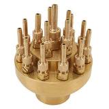Fountain Nozzle Brass G2 Inch DN50 3 Tier Adjustable Column Water Fountain Nozzle Sprinkler Spray Head for Garden Pool Pond Landscaping