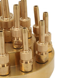 Fountain Nozzle Brass G2 Inch DN50 3 Tier Adjustable Column Water Fountain Nozzle Sprinkler Spray Head for Garden Pool Pond Landscaping