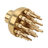 Fountain Nozzle Brass G2 Inch DN50 3 Tier Adjustable Column Water Fountain Nozzle Sprinkler Spray Head for Garden Pool Pond Landscaping