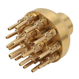 Fountain Nozzle Brass G2 Inch DN50 3 Tier Adjustable Column Water Fountain Nozzle Sprinkler Spray Head for Garden Pool Pond Landscaping