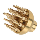 Fountain Nozzle Brass G2 Inch DN50 3 Tier Adjustable Column Water Fountain Nozzle Sprinkler Spray Head for Garden Pool Pond Landscaping