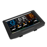 Smart Weather Clock WiFi Wireless Digital Weather Clock for Temperature Humidity Barometric Pressure Wind and Frost Alarms Time Date Weather 100‑240V US Plug In Australia - Darrahopens
