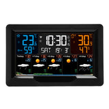 Smart Weather Clock WiFi Wireless Digital Weather Clock for Temperature Humidity Barometric Pressure Wind and Frost Alarms Time Date Weather 100‑240V US Plug