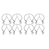 8pcs Railing Plant Pot Holder Iron Rack Floating Garden Flower Pot Stand Baskets Shelf for Outdoor Balcony Fence Deck Garden Black In Australia - Darrahopens