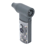 Small Jet Blower Multi Wind Speeds Portable 2 in 1 Handheld Desk Electric Air Duster Fan for PC Keyboard Outdoor Sports