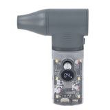 Small Jet Blower Multi Wind Speeds Portable 2 in 1 Handheld Desk Electric Air Duster Fan for PC Keyboard Outdoor Sports