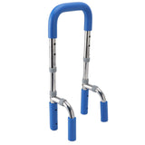 Bathtub Safety Rail 304 Stainless Steel Anti Slip Bathtub Safety Bar Adjustable Tub Safety Handrail Support for Seniors and Elderly
