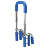 Bathtub Safety Rail 304 Stainless Steel Anti Slip Bathtub Safety Bar Adjustable Tub Safety Handrail Support for Seniors and Elderly