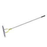 Thatch Rake 15in Wide Stainless Steel High Efficiency Ergonomic Dead Grass Rake for Fallen Leaves Dead Branches