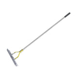 Thatch Rake 15in Wide Stainless Steel High Efficiency Ergonomic Dead Grass Rake for Fallen Leaves Dead Branches