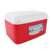 8L Insulated Portable Cooler Efficient Warm Cold Insulation Portable Hard Cooler Box Ice Cooler for Camping Picnic Beach Drink Beverage Fishing Red