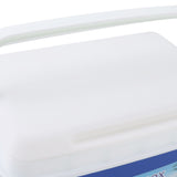 8L Insulated Portable Cooler Efficient Warm Cold Insulation Portable Hard Cooler Box Ice Cooler for Camping Picnic Beach Drink Beverage Fishing Blue