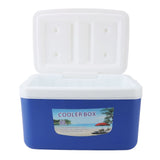 8L Insulated Portable Cooler Efficient Warm Cold Insulation Portable Hard Cooler Box Ice Cooler for Camping Picnic Beach Drink Beverage Fishing Blue