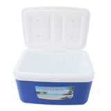 8L Insulated Portable Cooler Efficient Warm Cold Insulation Portable Hard Cooler Box Ice Cooler for Camping Picnic Beach Drink Beverage Fishing Blue