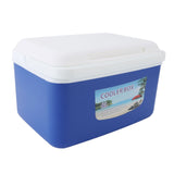 8L Insulated Portable Cooler Efficient Warm Cold Insulation Portable Hard Cooler Box Ice Cooler for Camping Picnic Beach Drink Beverage Fishing Blue