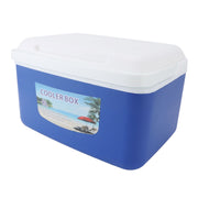 8L Insulated Portable Cooler Efficient Warm Cold Insulation Portable Hard Cooler Box Ice Cooler for Camping Picnic Beach Drink Beverage Fishing Blue