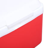 5L Portable Cooler Box Large Capacity Multifunctional Keeps Food Freshness and Drink Cool Insulated Hard Cooler Case for Travel Car Red