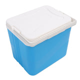 15L Insulated Portable Cooler Professional Lasting Cooling Insulation Hard Cooler Box for Outdoor Picnic Fishing Commercial Stall Blue