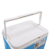 15L Insulated Portable Cooler Professional Lasting Cooling Insulation Hard Cooler Box for Outdoor Picnic Fishing Commercial Stall Blue