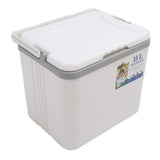 15L Insulated Portable Cooler Professional Lasting Cooling Insulation Hard Cooler Box for Outdoor Picnic Fishing Commercial Stall White