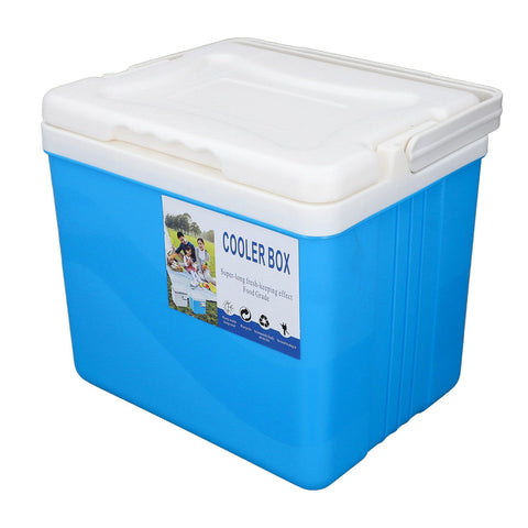 6L Portable Cooler Box Large Capacity Multifunctional Keeps Food Freshness and Drink Cool Insulated Hard Cooler Case for Ice Drinks Food Blue