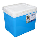 6L Portable Cooler Box Large Capacity Multifunctional Keeps Food Freshness and Drink Cool Insulated Hard Cooler Case for Ice Drinks Food Blue