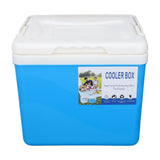 6L Portable Cooler Box Large Capacity Multifunctional Keeps Food Freshness and Drink Cool Insulated Hard Cooler Case for Ice Drinks Food Blue