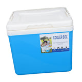 6L Portable Cooler Box Large Capacity Multifunctional Keeps Food Freshness and Drink Cool Insulated Hard Cooler Case for Ice Drinks Food Blue